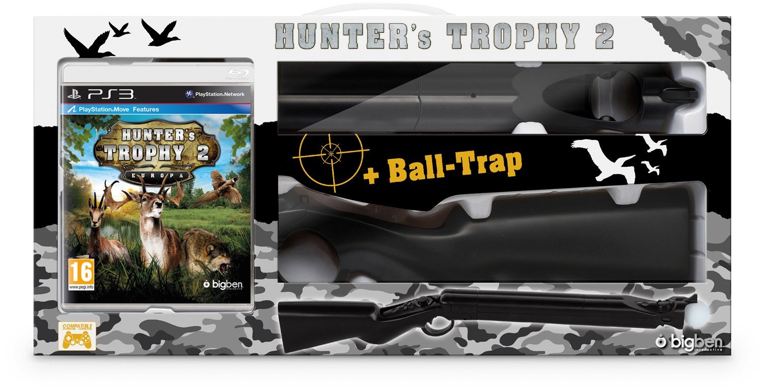 Pack hunter's trophy jeu + 1 fusil marron Neuf Sony Ps3
