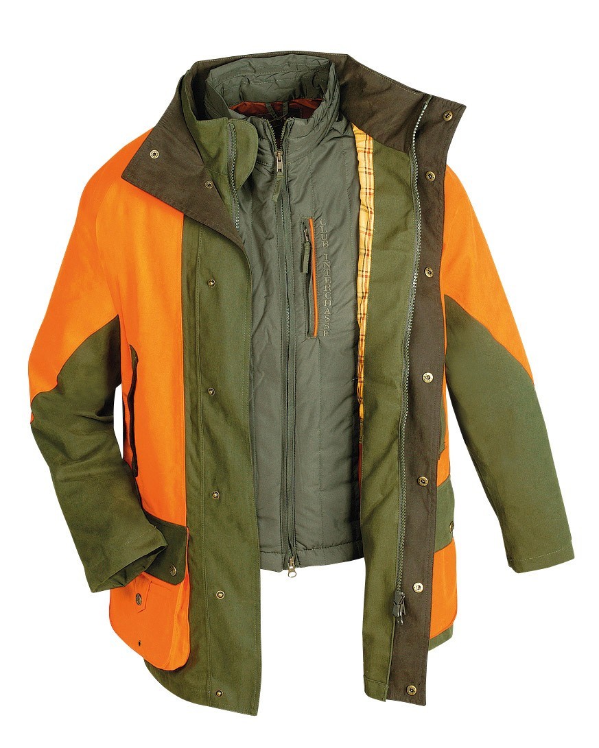 Veste de chasse 3 en 1 Club Interchasse Rambouillet ...