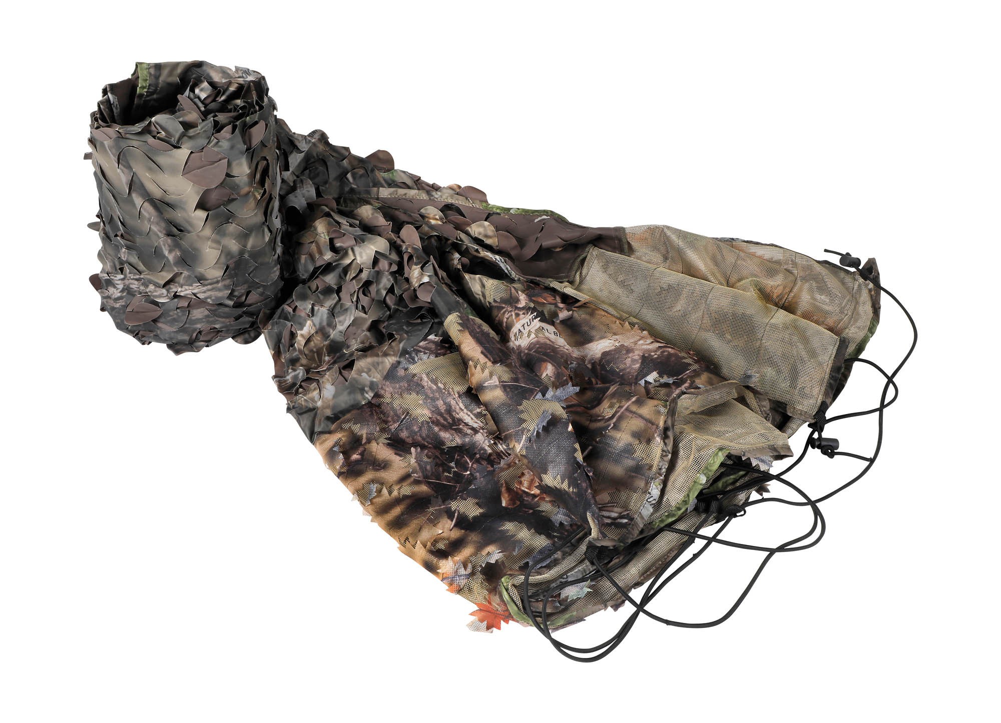 Filet de camouflage Stepland 3D Forêt avec haut ajouré - 1,50 x 3 m
