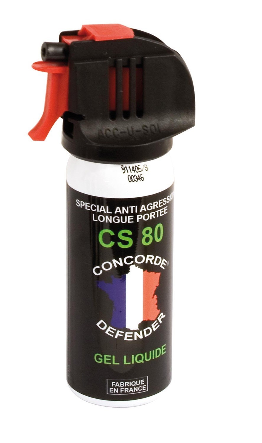 Bombe lacrymogène au gel CS 50 ml Bombes de défense Made in Chasse