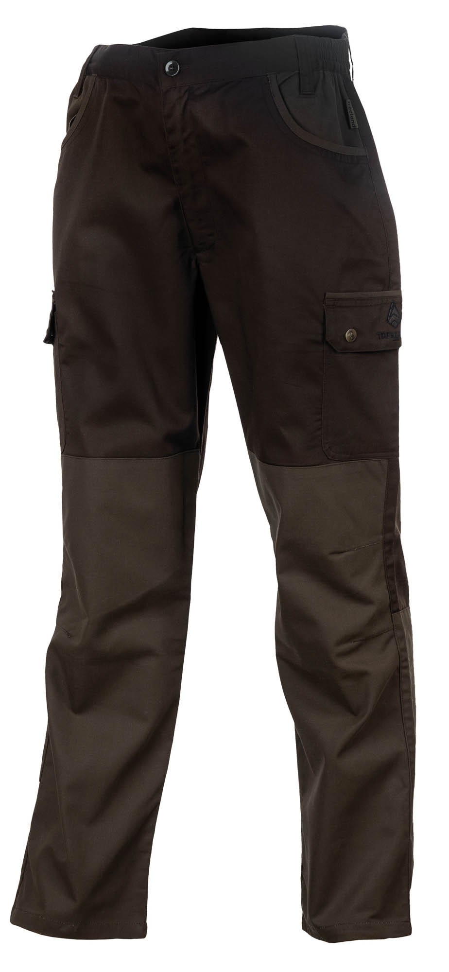 Pantalon Homme Percussion Hyperstretch Renforcé Savane Kaki - Chasse
