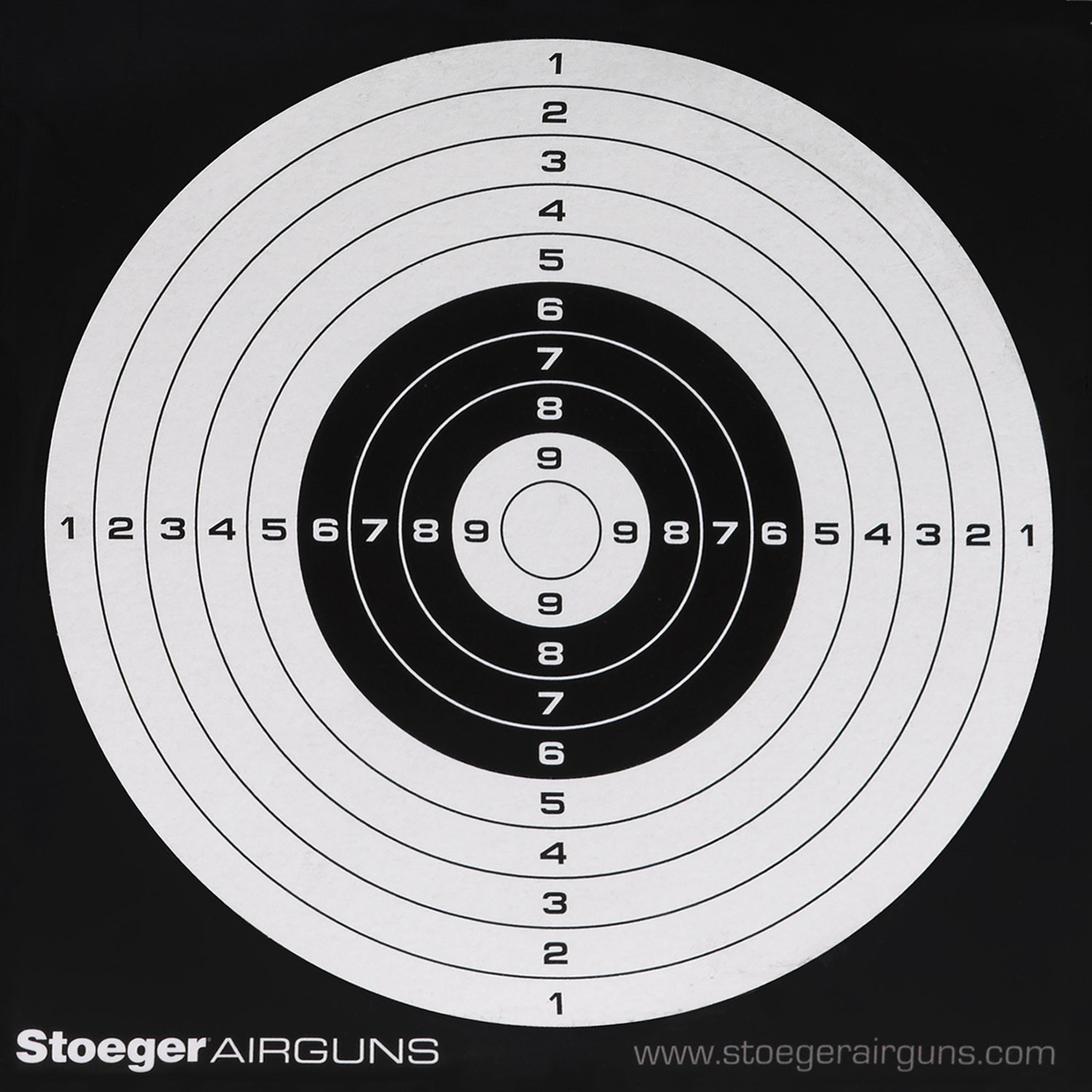 Cibles 14x14 cm Stoeger Airguns Réglage de tir Ciblage Made in Chasse