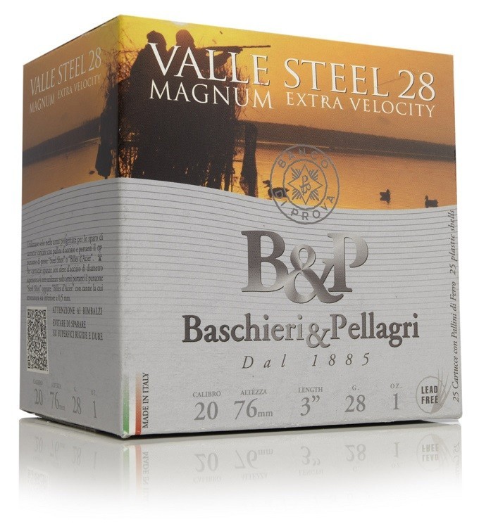 Cartouche B & P Valle Steel Magnum / Cal. 20 - 28 g ...