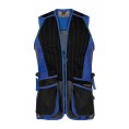 Gilet de ball-trap Percussion Evo - Noir / Bleu