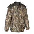 Veste de chasse coupe-vent chaude Percussion Renfort - GhostCamo Wet