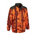 Veste chaude coupe-vent Percussion Renfort - GhostCamo Black & Blaze