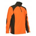 Polo de chasse Percussion polaire Orange - Kaki