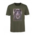 Tee-shirt de chasse Percussion sérigraphié Sanglier