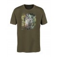 Tee-shirt de chasse Percussion sérigraphié Cerf