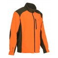 Blouson de chasse polaire Percussion Cor brodé Logo - Orange / Kaki