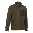 Blouson de chasse polaire Percussion Cor brodé Logo - Kaki