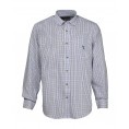 Chemise de chasse Percussion carreaux - Bleu