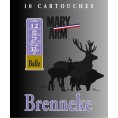 Cartouche Mary Arm Brenneke 16 / Cal. 16 - 27 g