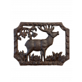 Sous-plat rectangulaire Cerf GM