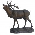 Bronze Cerf brâmant grand modèle