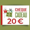 Chèque-cadeau 20 €