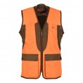 Gilet de chasse ProHunt Grouse Kaki - Orange