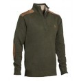 Pull de chasse Ligne Verney-Carron Fox zippé - Kaki