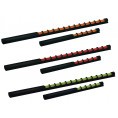Pack 6 guidons fibre optique Ruby Chasse / Tir
