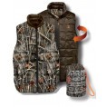 Gilet ouatiné Percussion réversible Marron / GhostCamo Wet