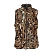 Gilet ouatiné réversible Percussion Warm - Marron / GhostCamo Wet
