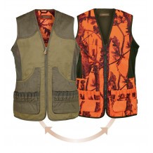 Gilet de chasse Percussion Savane réversible - Taille XL