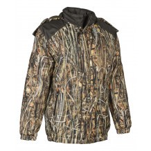 Veste de chasse coupe-vent chaude Percussion Renfort - GhostCamo Wet