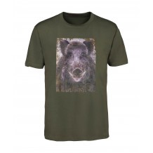 Tee-shirt de chasse Percussion sérigraphié Sanglier