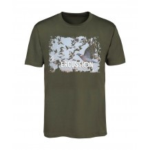 Tee-shirt de chasse Percussion sérigraphié Pigeon