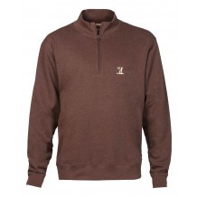 Sweat-shirt de chasse col montant Percussion - Marron