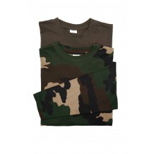 Pack 2 tee-shirts de chasse Percussion ML - Kaki / Camo
