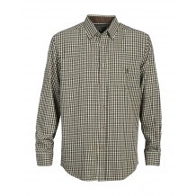 Chemise de chasse Enfant Percussion - Marron / Vert
