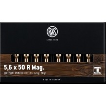 Cartouche RWS / cal. 5,6x50 R Mag - TMS 4,1 g / 63 gr