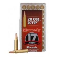 Cartouche Hornady / cal. 17 HMR - XTP 1,3 g / 20 gr