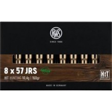 Cartouche RWS / cal. 8x57 JRS - HIT 10,4 g / 160 gr