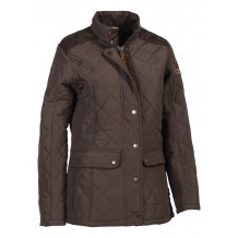 Veste matelassée Femme Percussion Edimbourg - Marron foncé