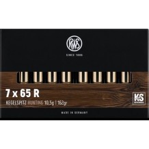 Cartouche RWS / cal. 7x65 R - KS 10,5 g / 162 gr