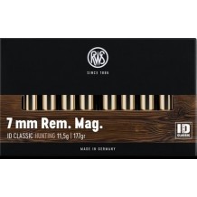 Cartouche RWS / cal. 7mm Rem. Mag. - ID-Classic 11,5 g / 177 gr
