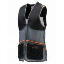 Gilet de tir Beretta Full Mesh - Noir & Gris - Taille 5XL