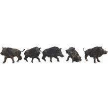 Bronze Sangliers 5 attitudes