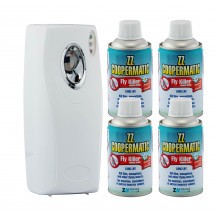 Pack diffuseur insecticide avec 4 recharges Coopermatic