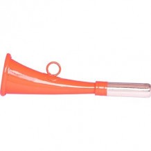 Corne de chasse plate 16 cm Stepland orange