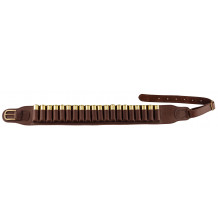Cartouchière en cuir gras Country Sellerie pour cartouches Cal. 20