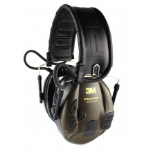 Casque antibruit électronique 3M Peltor SportTac - Coquilles Vert / Orange