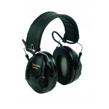 Casque antibruit électronique 3M Peltor SportTac - Coquilles Noir / Rouge