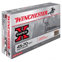 Cartouche Winchester / cal. 45-70 Gvt - Hollow Point 19,4 g / 300 gr