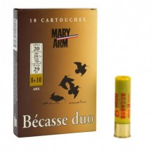 Cartouche Mary Arm Bécasse duo ARX / Cal. 20 - 29 g