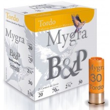 Cartouche B & P Mygra Tordo 20 / Cal. 20 - 30 g