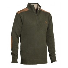 Pull de chasse Ligne Verney-Carron Fox zippé - Kaki