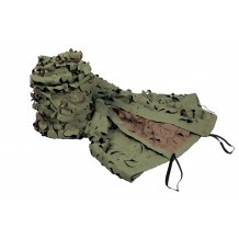 Filet de camouflage cordé Stepland Kaki / Marron - 1,5 x 3 m